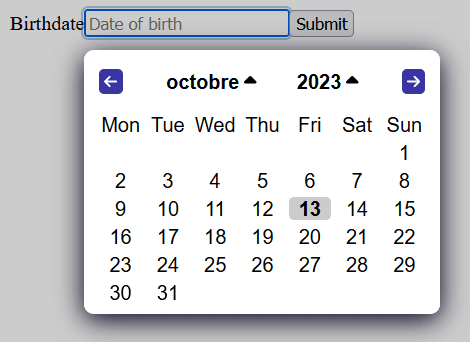 Cover Image for Package : Date picker React.js / Next.js